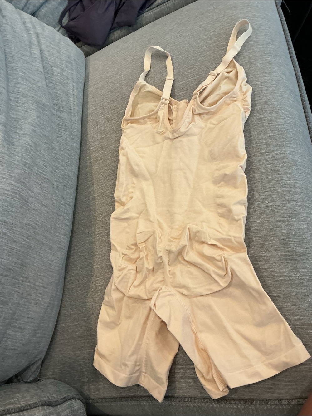 Light Nude Shaping Bodysuit with Adjustable Straps